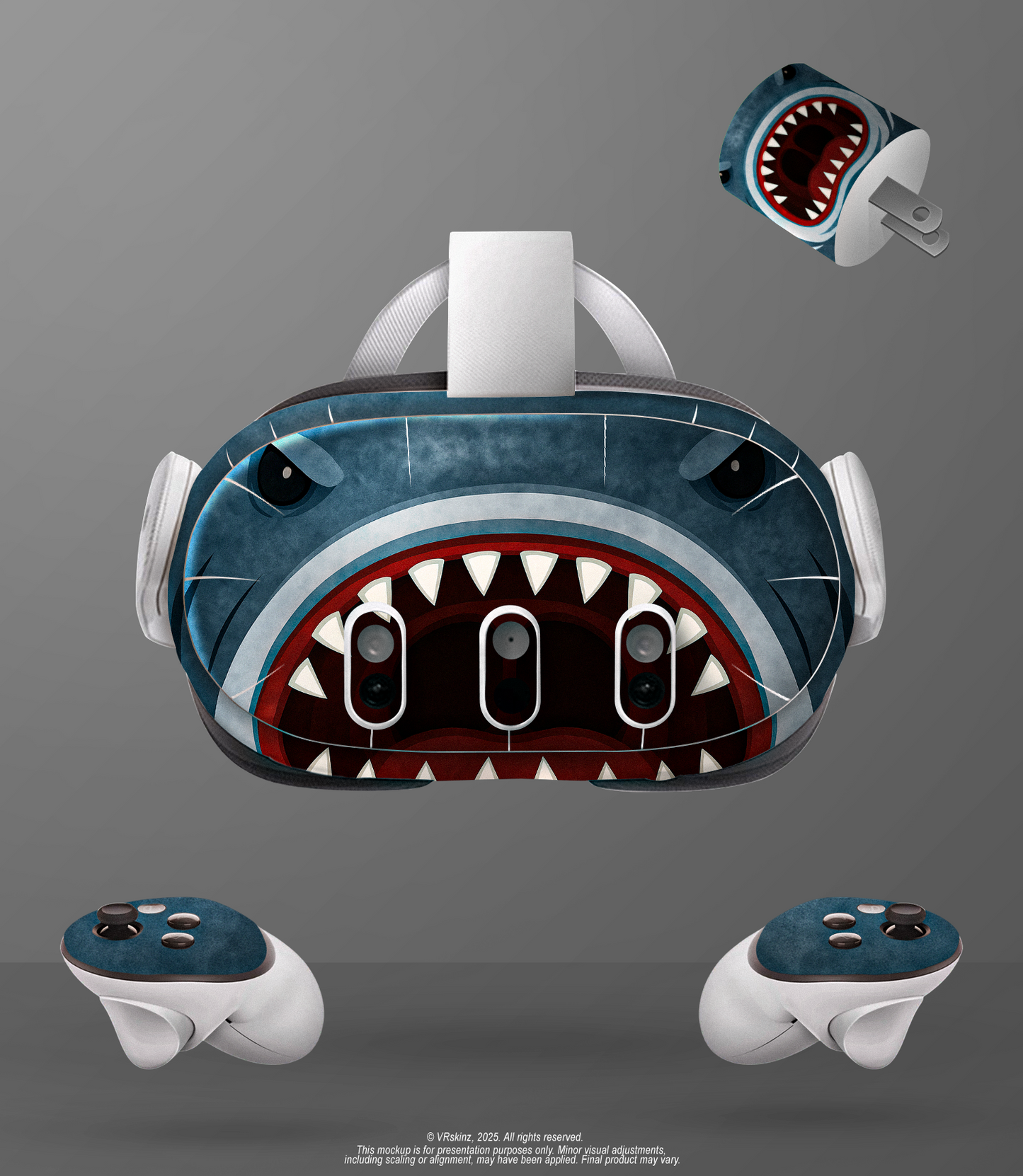 Shark Bite Sticker Set