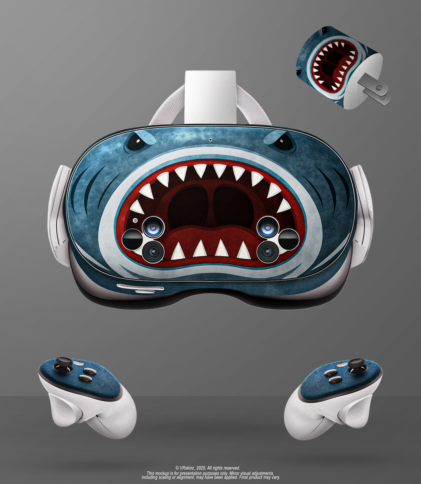 Shark Bite Sticker Set