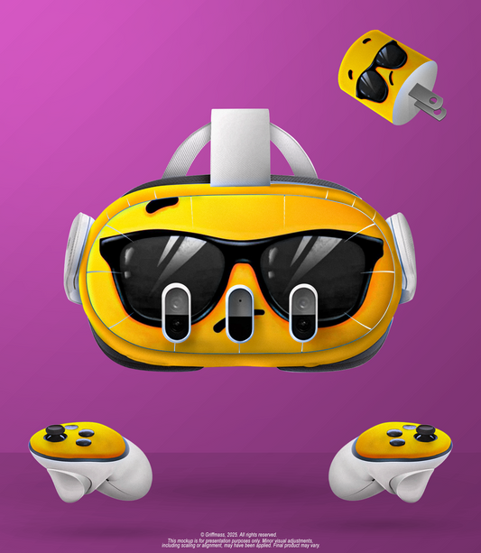 Cool Guy Meta Quest 3 Sticker Kit