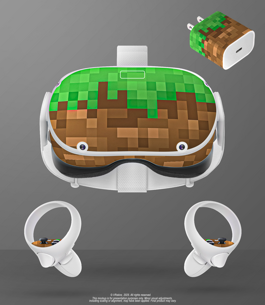 Pixel Earth Sticker Set