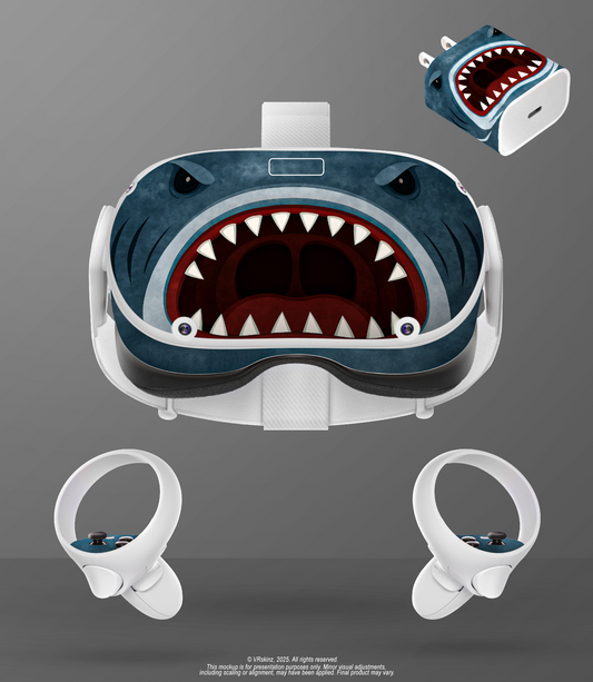 Shark Bite Sticker Set